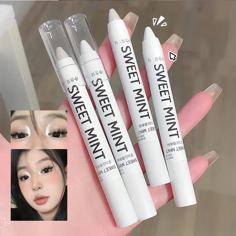 

Eye-headed Silkworm Pearlescent Highlighter Eye Corner Brightening glitter Stick Waterproof Matte Eye Shadow Korea Cosmetic