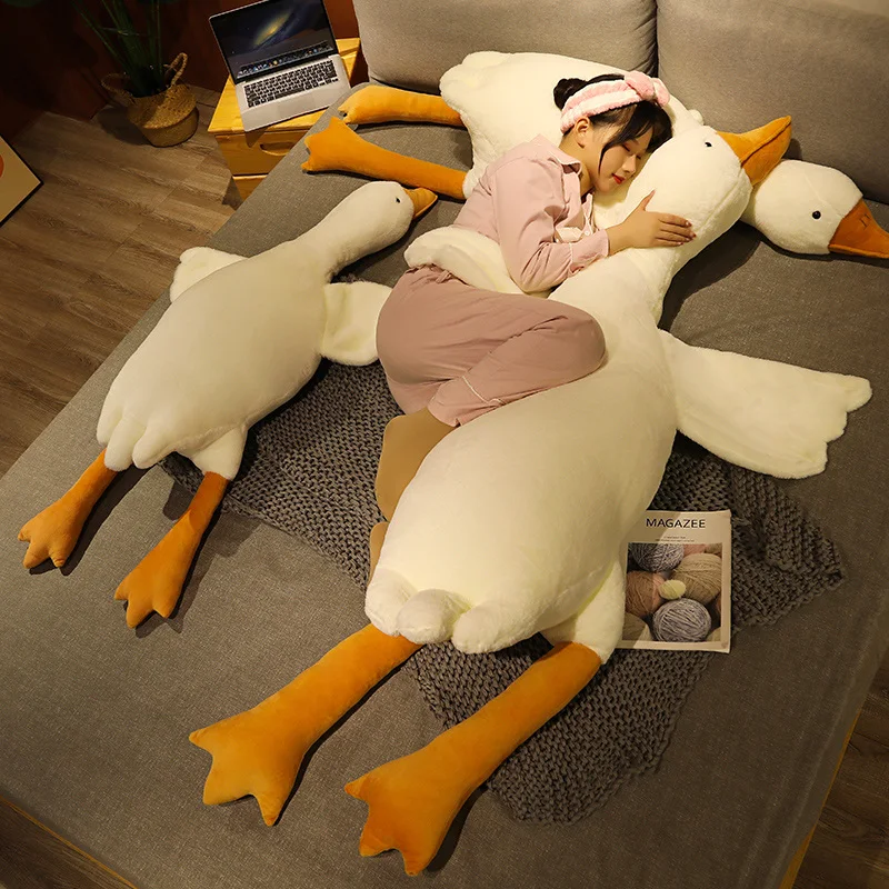 Fluffy Duck Plush Pillow