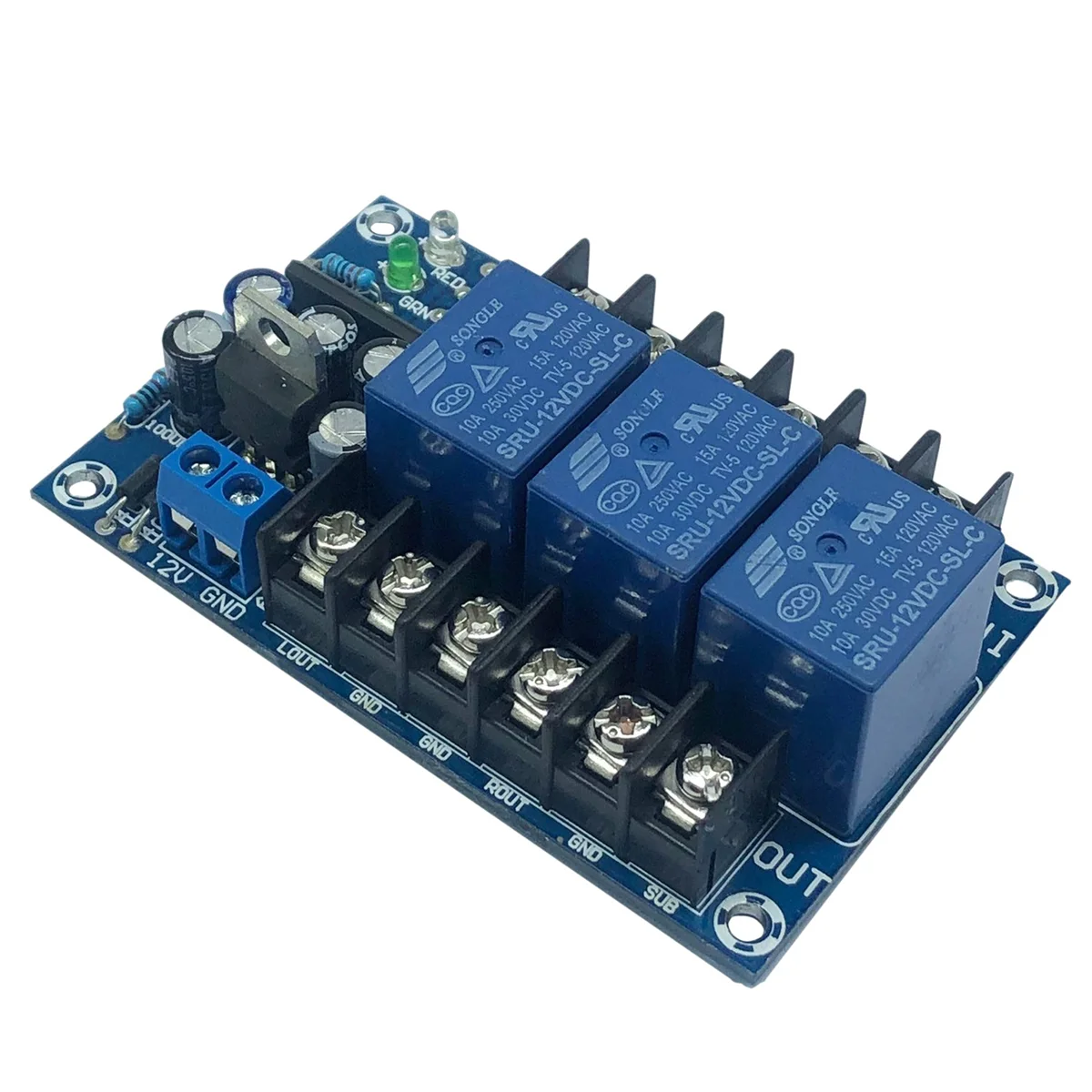 

Speaker Protection Board for Three-Channel Power Amplifier Board, Support Subwoofer BTL