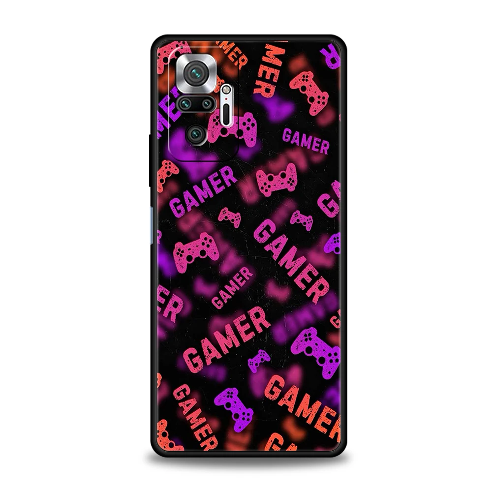 Game Controller Graphic Phone Case Cover for Redmi 14C 10C Note 14 13 12 10 11 7 8T K40 K50 Gaming Pro Plus 5G Soft Shell Capas – Detail 8