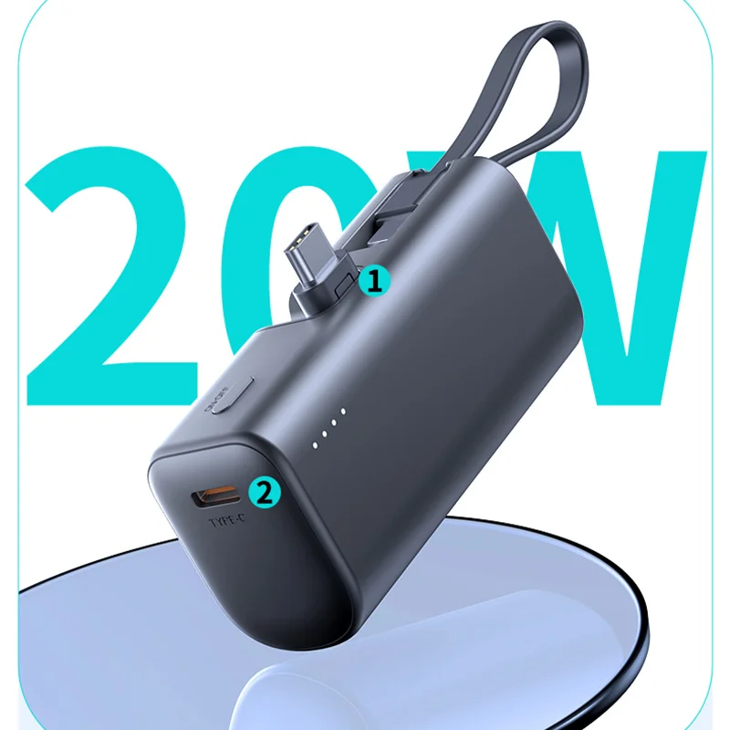 50000mAh Power Bank Super Fast Charging Battery 4 in 1 High Capacity Digital Display PowerBank For iPhone Samsung Huawei New 6