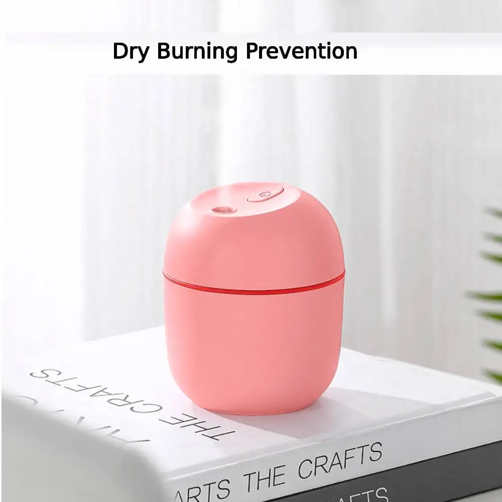 220ml USB Humidifier Atomizer Aroma Oil Diffuser Mute Air Humidifier with Night Lamp for Car bedroom Cool Mist Sprayer