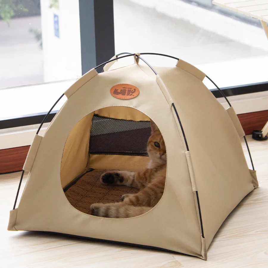 

Home Cozy Tent Cat Nest Light Weight Cute Habitats Warm Plush Dog House Indoor Deep Sleep Small Areneros Para Gato Pet Supplies