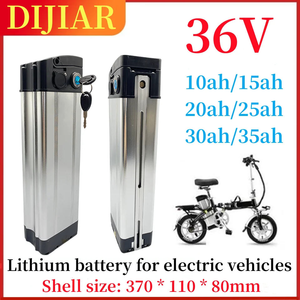 

New36V10AH 15AH 20AH Silver Fish Lithium Battery Ebike Battery Akku 500W 36V 15AH 30AH Lithium Ion Electric Bicycle Battery Pack