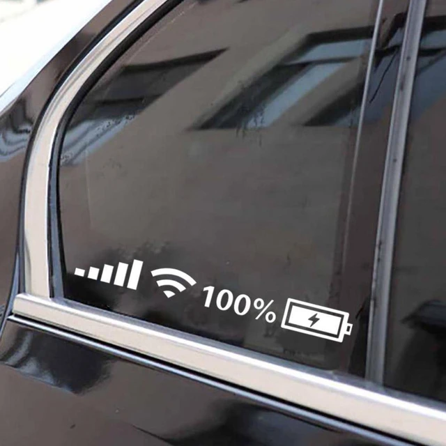 EliteAuto Car Windshield/rearshield Sticker WiFi battery Signal