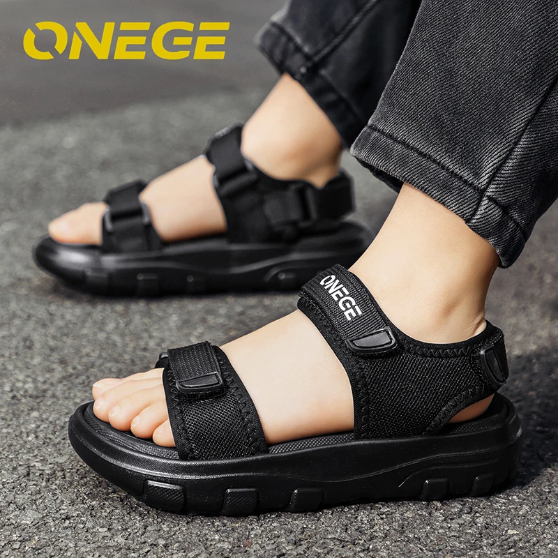 K2622 여름용 심플한 아동용 미끄럼 방지 비치 슈즈, 편안하고 패셔너블하며 스포티하고 통기성이 좋은 신발, 야외용 경량 신상품 소년용 부드러운 밑창의 다용도 샌들