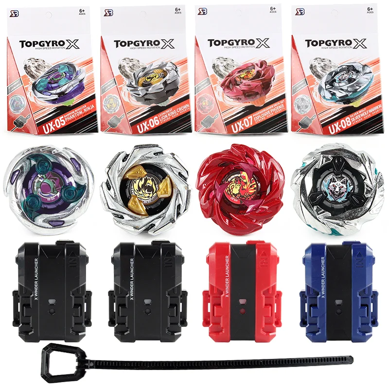 Gyroscope UX05 UX06 UX07 UX08 Series ToysBX001 BX Gyro Series BX Mango Launcher Battle Gyro