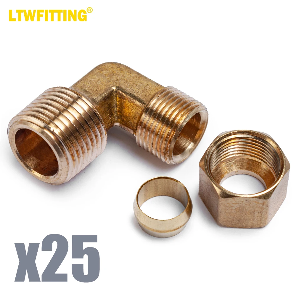 ltwfitting-brass-compression-elbow-90-graus-npt-masculino-3-8-od-x-3-8-compressao-fitting-pacote-de-25