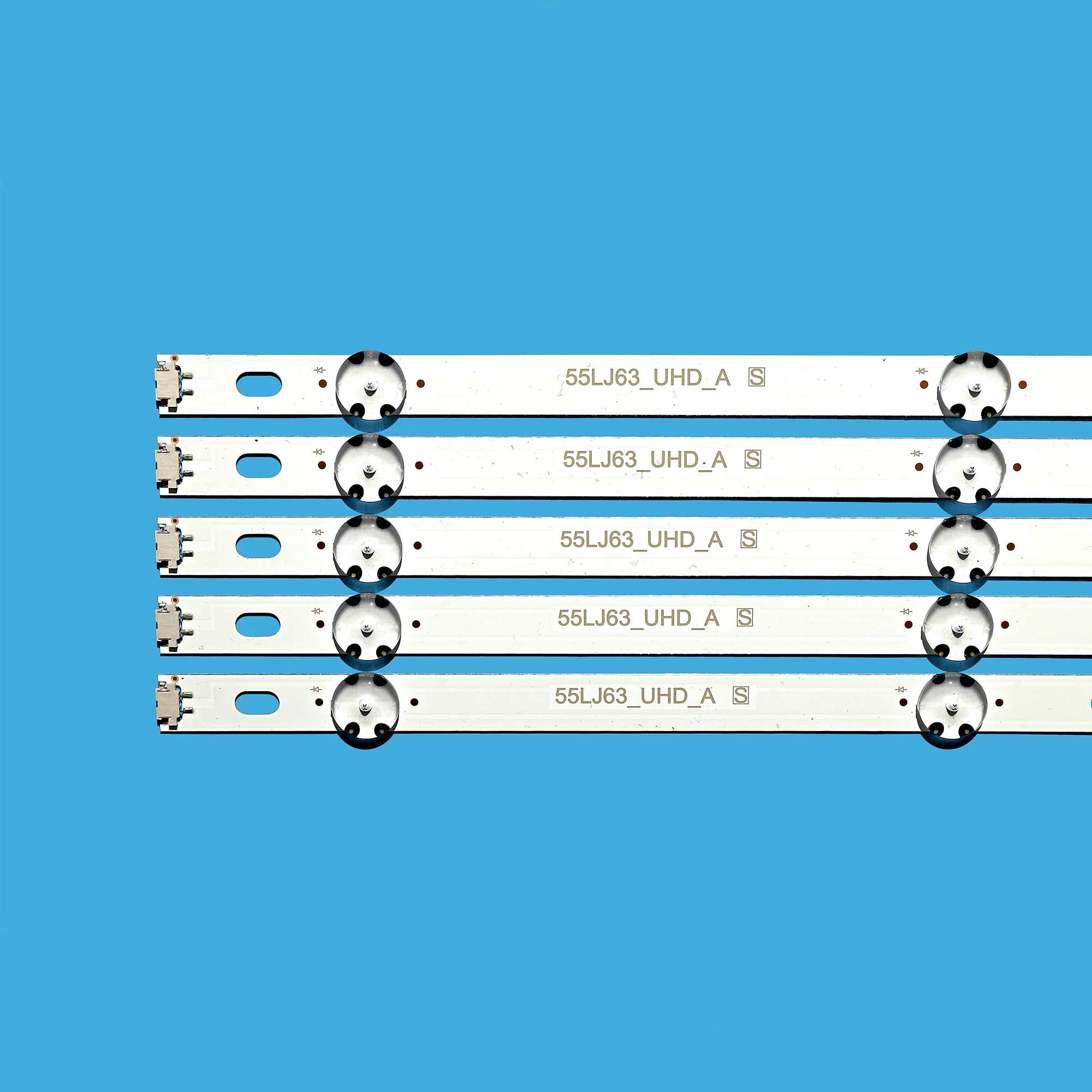 10 PCS/set LED Backlight Stip for LIG 55UJ630V 55UJ6300 55UJ635V 55UJ63_UHD_A 55UJ63_UHD_B 55LJ55_FHD_A 55LJ55_FHD_B