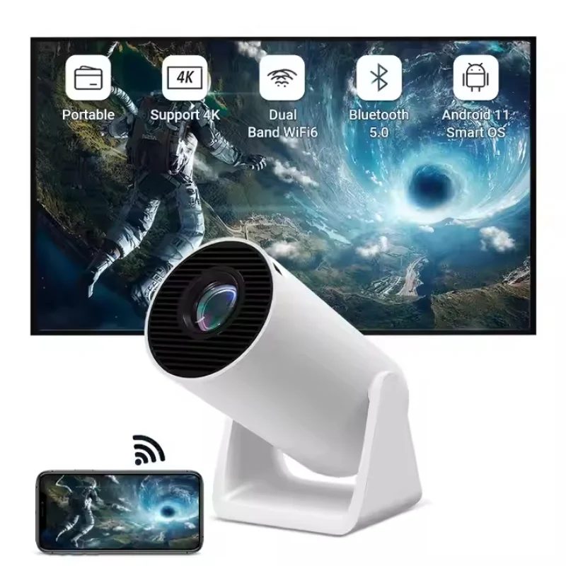 L10 Pro Full HD 4K Android 11 System H713 Smart Projector 720P120 ANSI Lumens 1GB8GB WiFi 1080P Video Home Theater