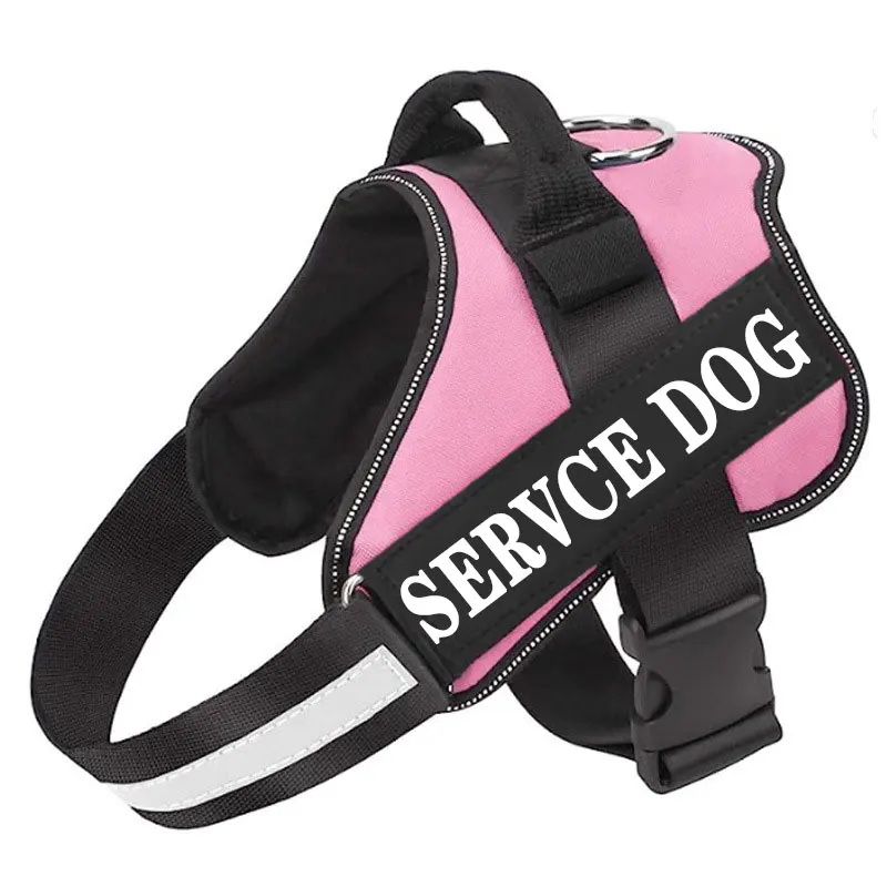 thumbnail image 1 of Arnés para perros con nombre personalizado, arnés para perros bulldog francés, perros medianos y grandes, reflectante, ajustable, suministros para mascotas para caminar al aire libre, 1 of 5