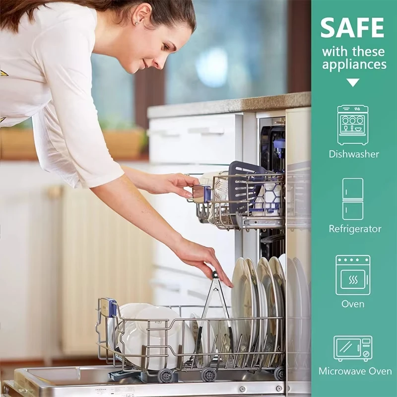 Silicone Tongs Kitchen Stainless Steel BBQ Non-Stick Kitchen Utensils Barbecue Cooking Tong With Joint Lock Kitchen Accessories