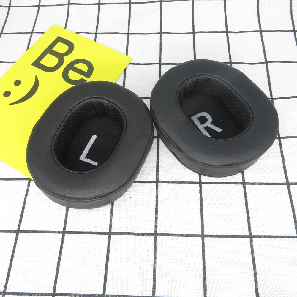 Earpads para Mixcder e9 Headphone Almofadas Proteína Veludo Pele de Carneiro Espuma Ear Pads Preto Confortável e9 - Image 4