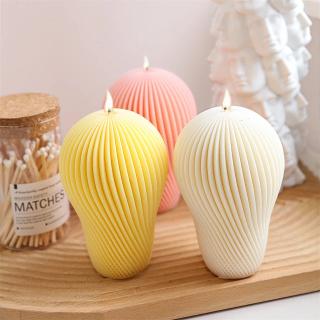 Swirl Balloon Silicone Molds for Candles Handmade Aromatherapy Soy Wax  Candles Mould DIY Craft Gift