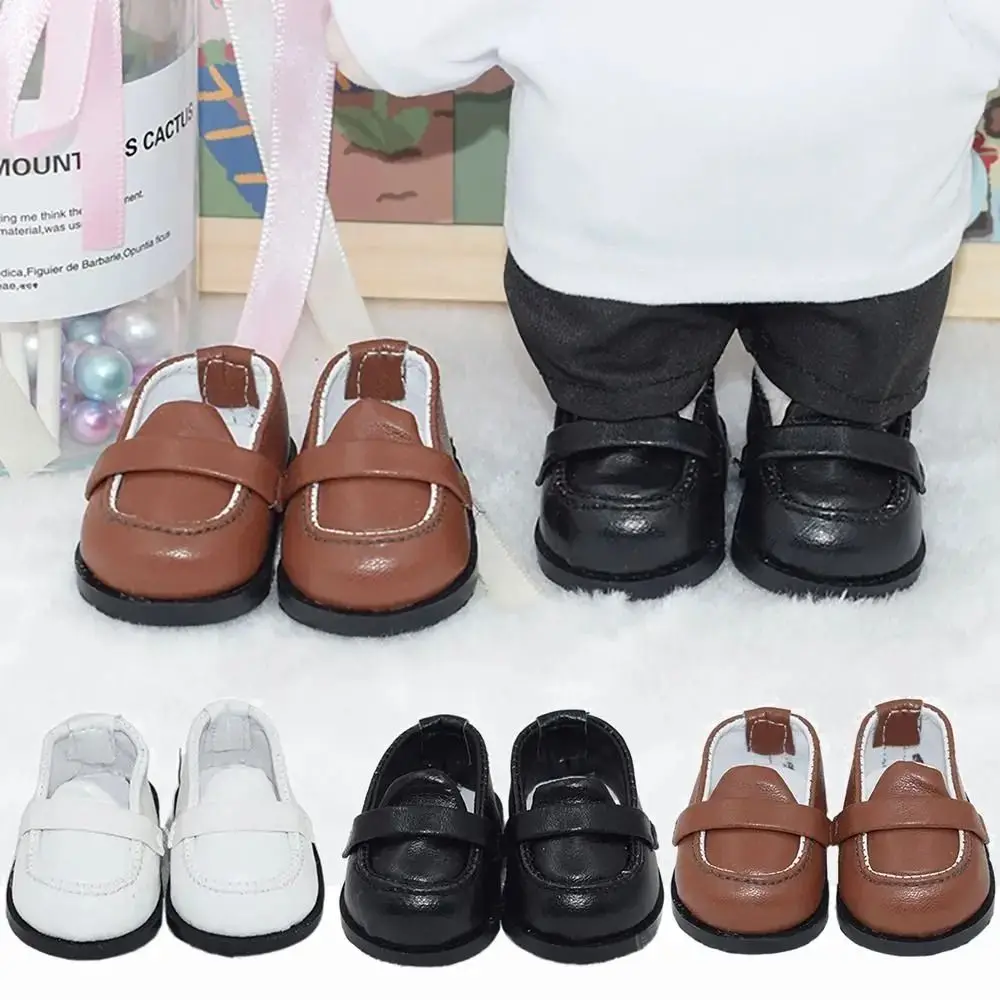 

PU Leather Shoes For 20CM Dolls Toys Accessories, Playing House Photo Props