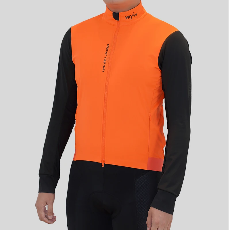 YKYW Men Windproof Waterproof Long Sleeve Cycling Jacket MTB Bike Coat Bicycle Sports Windbreaker Double Zipper Cycling Jersey