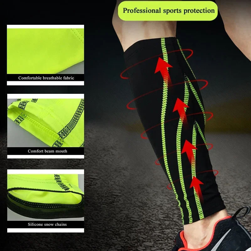 1Pair Shin Guards,Runner Leg and Tibia Compression Sleeve,Cyclist Splint,Football essential, Boxing Equipment,Unisex