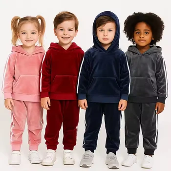 Velvet Kids Hoodie & Pants Set 1