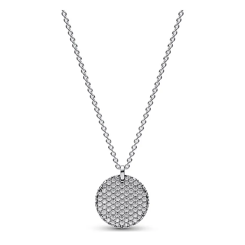 New Hot Selling Sparkling Eternal Star Moon Women's Necklace Suitable for Wedding, Holiday, Wine Party, Exquisite Gift