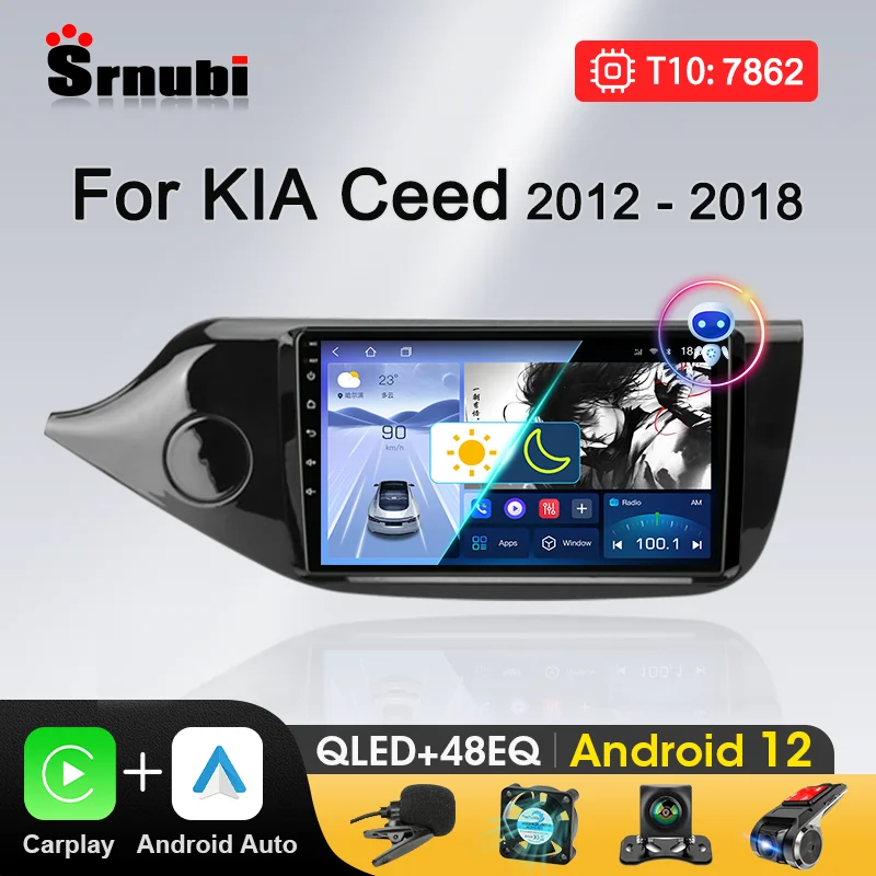 

Srnubi For Kia Ceed Cee'd 2 JD 2012 - 2018 Android Car Radio Multimedia Video Player GPS DVD Auto Stereo Audio Carplay Head Unit