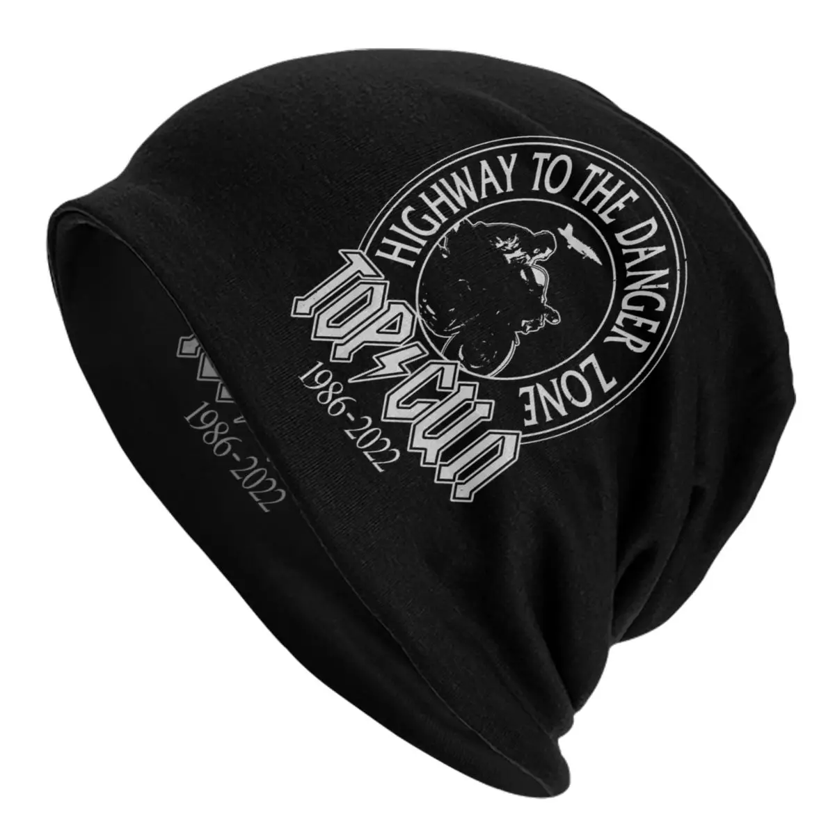 

Highway To The Dangerzone Top Gun Cap Casual Autumn Winter Ski Skullies Beanies Hat Spring Warm Dual-use Bonnet Knitting Hats