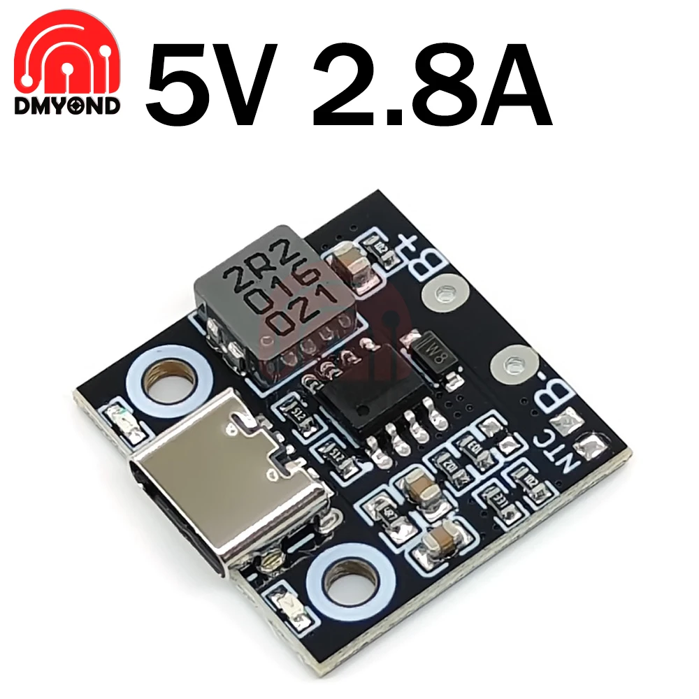 

Lithium Battery USB Charger Module 1S 5V 2.8A/3.6A Multifunctional Li-ion Battery Charging Protection Board With Indicator Light