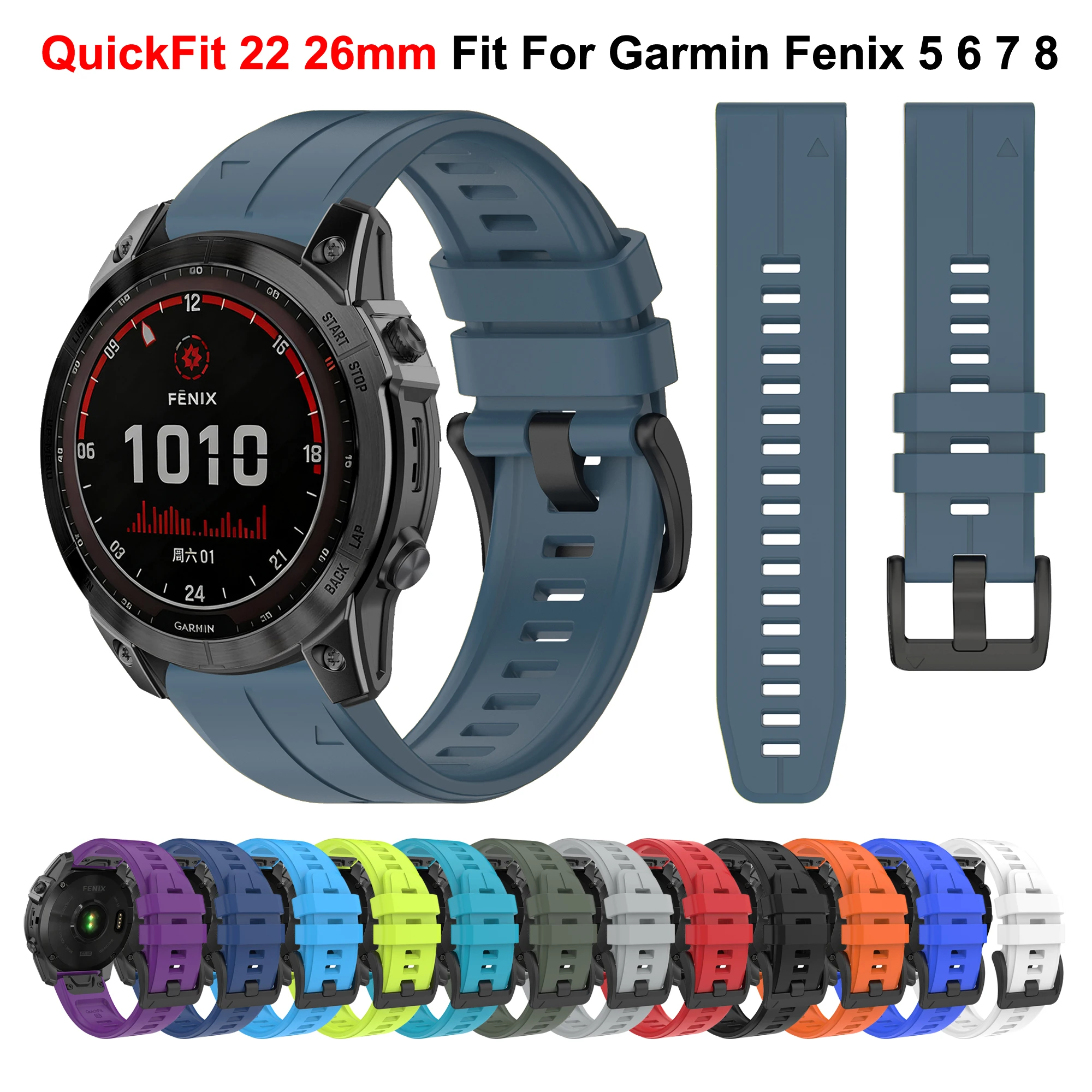 Versatile Premium Watchband - 22/26mm QuickFit Strap