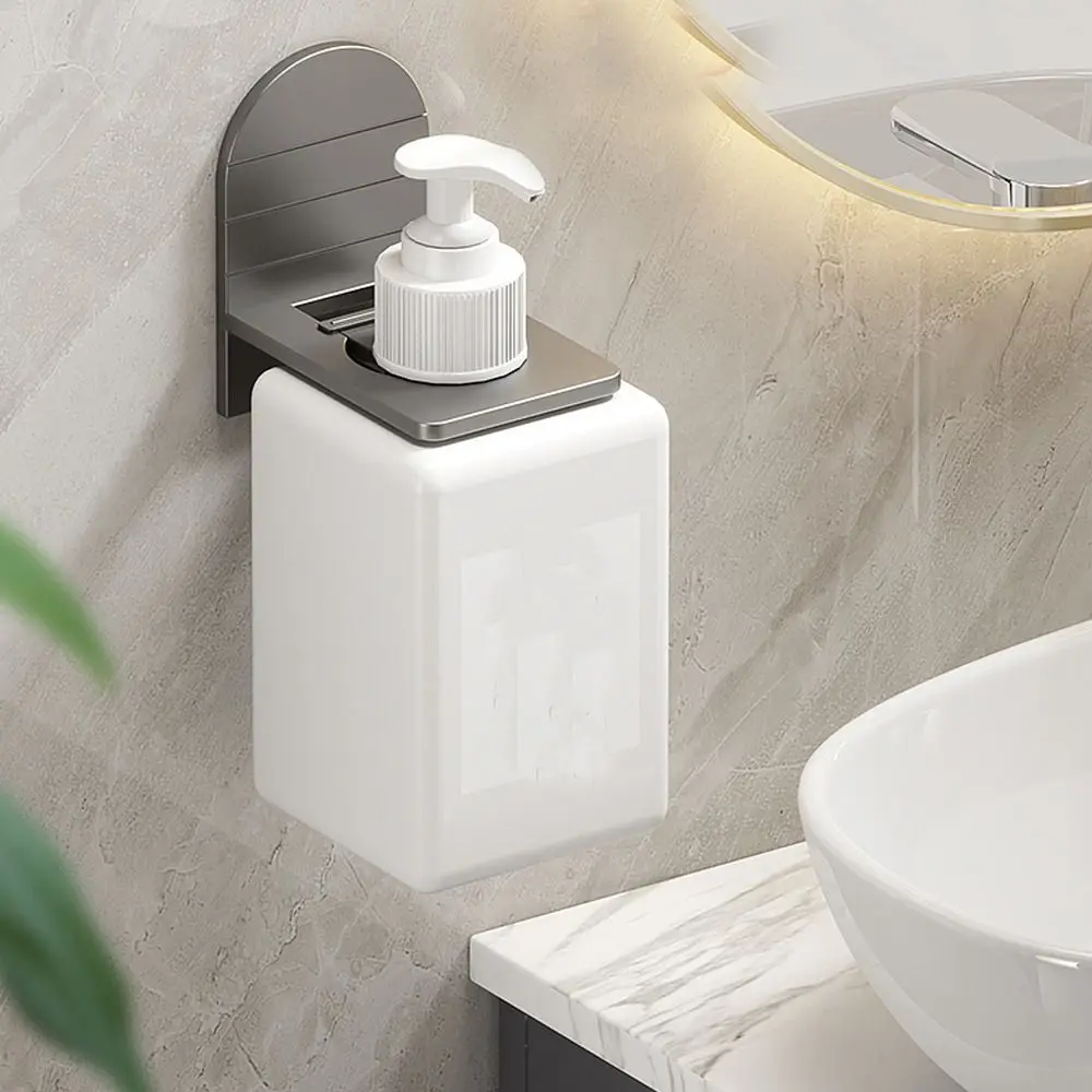 Metal Self-Adhesive Shampoo Bottle Shelf Free of Punch Shower Gel Liquid Bottle Holder Bathroom Kitchen Shelf Organizer Hook storage rack shower shelf bathroom storage shelf storage shelf bathroom accessories bathroom corner shelf shampoo rack shampoo holder