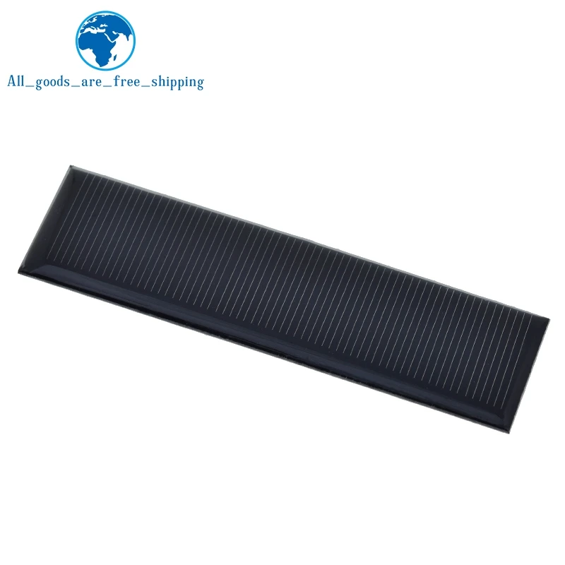 1/3pcs 다결정 태양 전지 패널 TZT 5.5V 60mA 0.33W DIY 태양열 충전기 태양 광 모듈에 대 한 휴대용 미니 태양 전지 100*28mm