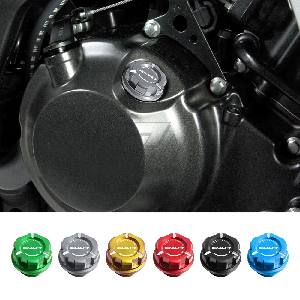 

For Ducati 848 2008-2013 Motorcycle Engine Oil Cap Bolt Screw Filler Cover