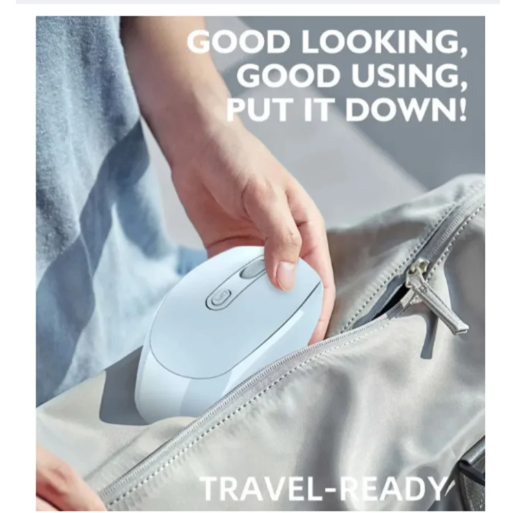 New M107 Wireless 2.4G Charging Silent Bluetooth Mouse Cute Female Office Wireless Mouse