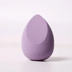 Makeup Blender Sponge - Premium Cosmetic Puff for Flawless Foundation and Powder Application (Purple)