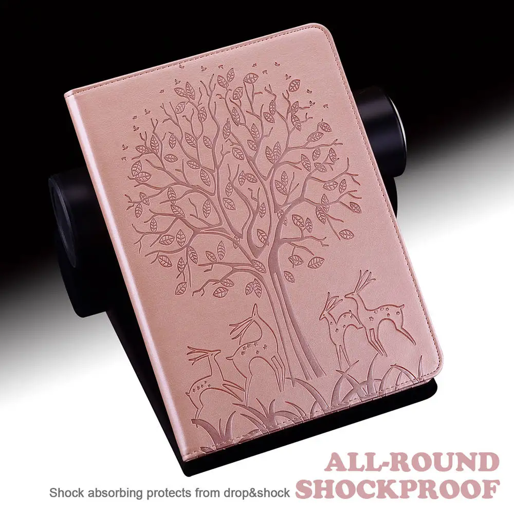 Elegant Deer Design TPU Tablet Cover
