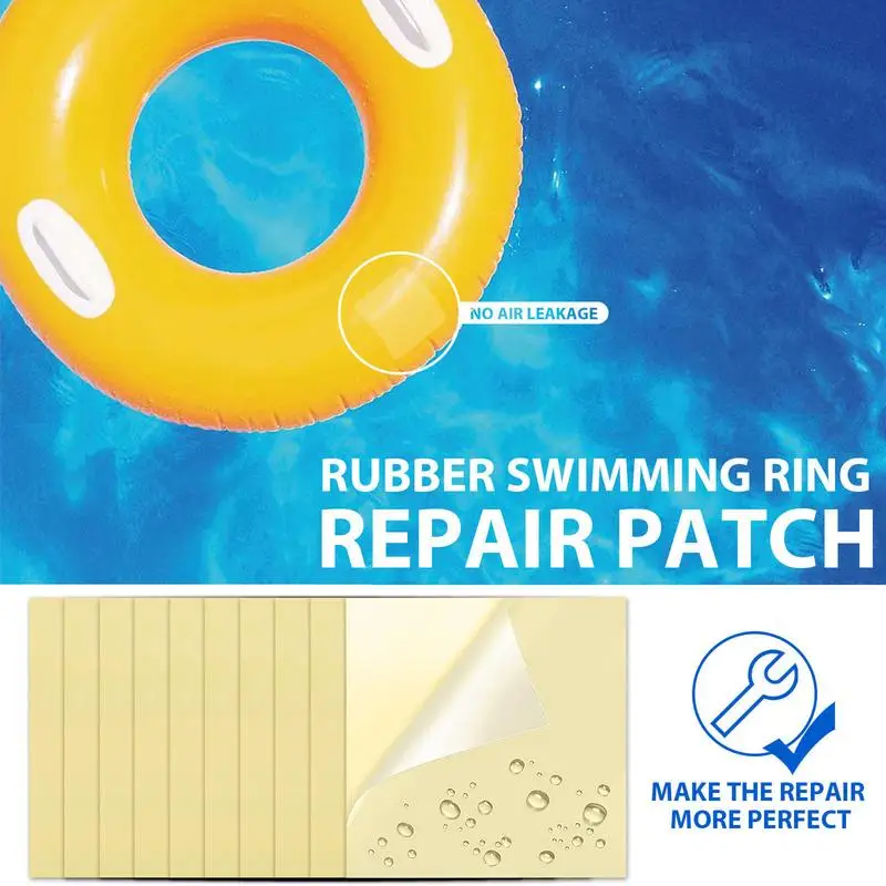 PVC Patch Kit For Inflatables Waterproof Air Mattress Patch Waterproof PVC Repair Hole Sticker Tape For Tent Yoga Ball
