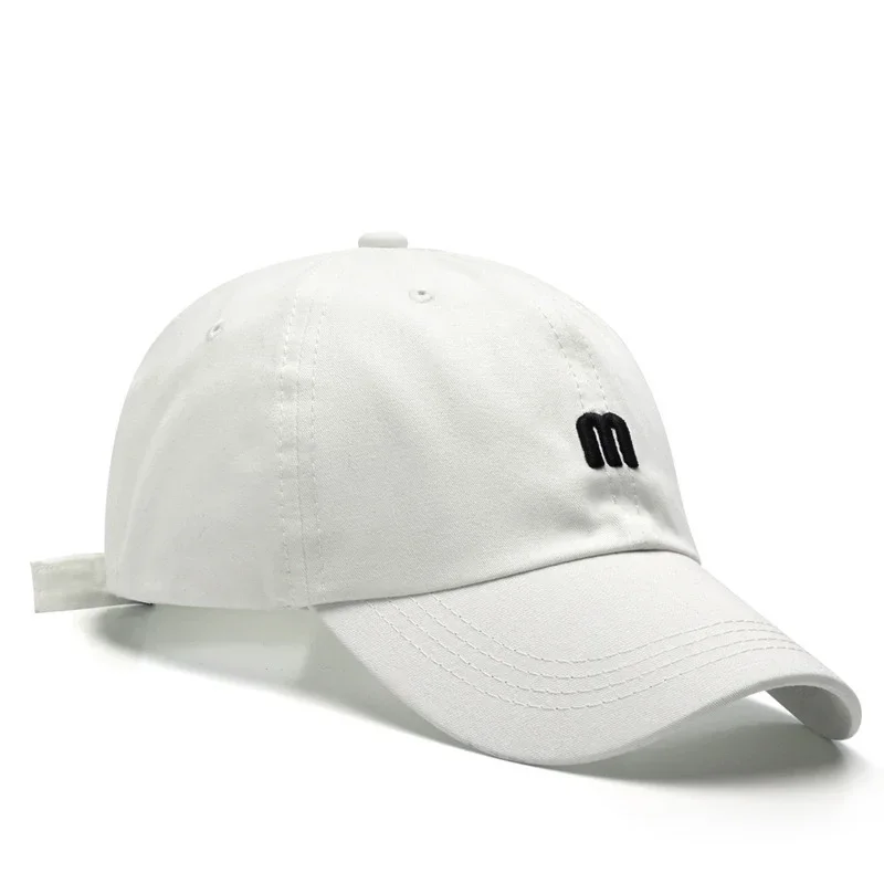 Peaked Cap Fashion Letter M Men's Breathable Couple Soft Top Baseball Cap Men's Baseball Women's Hats for Men