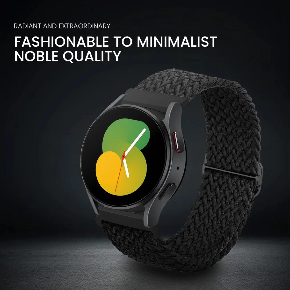 Premium Nylon Braided Solo Loop Band - Elegant and Durable Strap