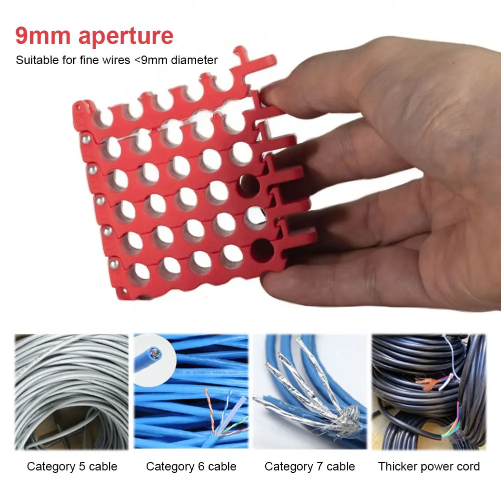 Cat 5 Cat 6 Network Cable Comb Machine Network Cable Bundle Wire Comb for Data Center Server Rooms and Machine 2