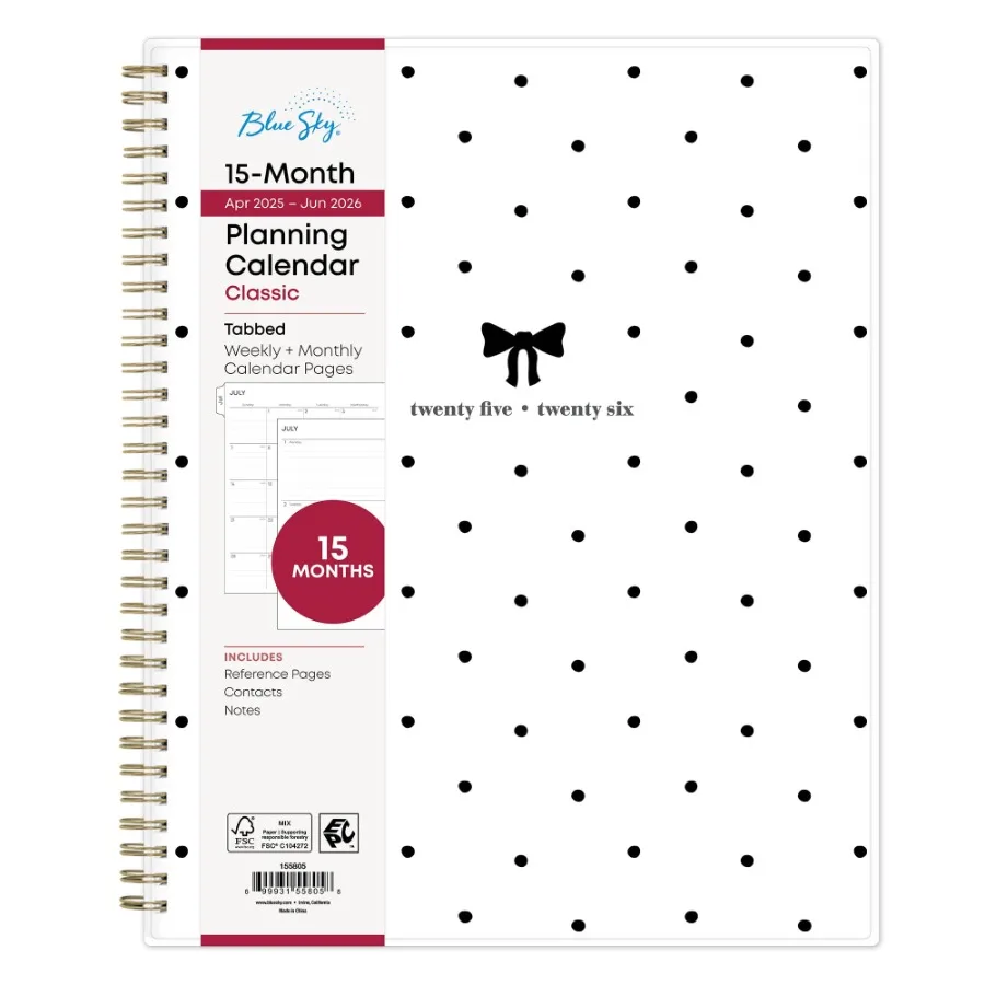 Large 15-Month Planner 1