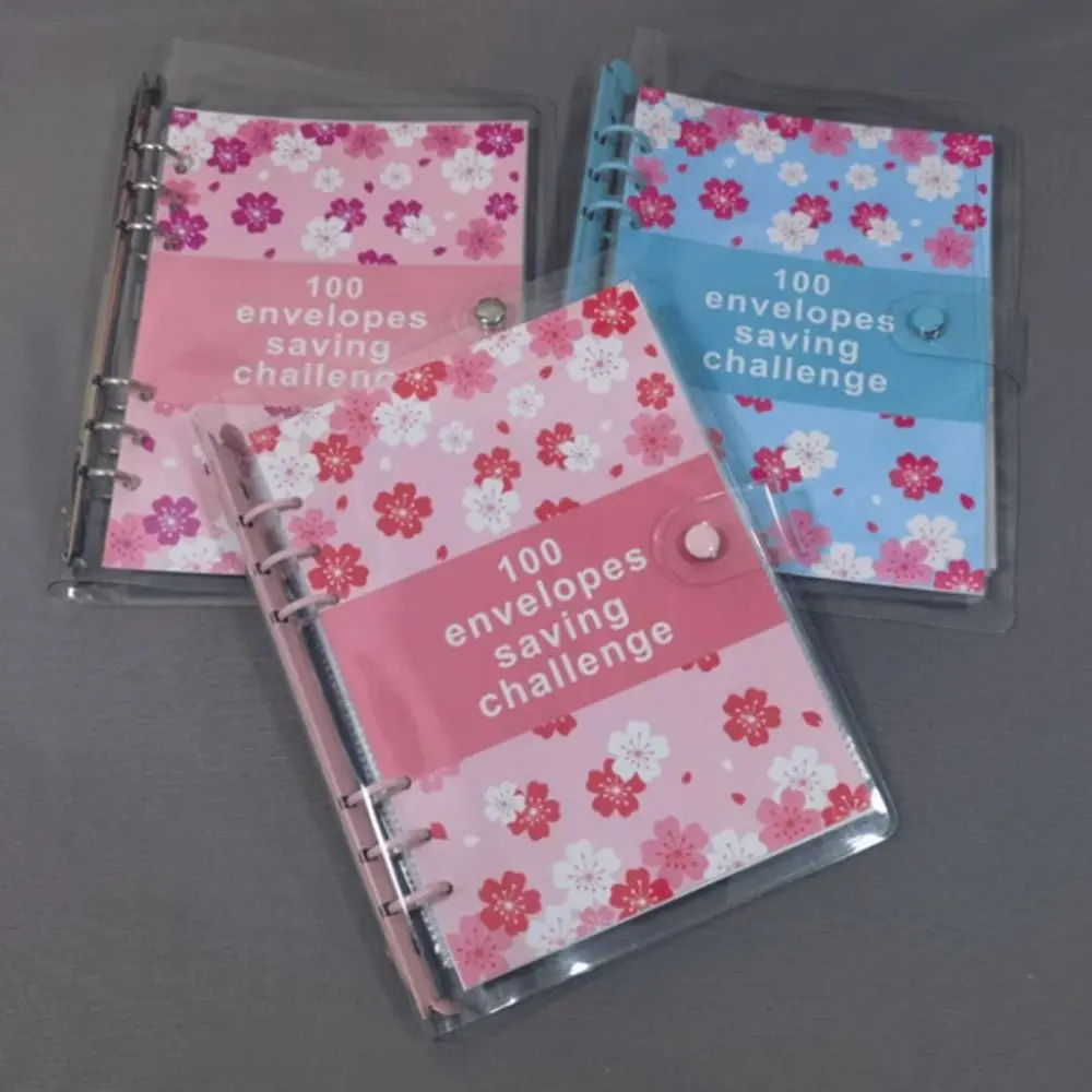 

Save Money 100 Envelopes Money Saving Challeng PVC Challenge Binder Mini Binder Savings Challenge Reusable Budget Binder