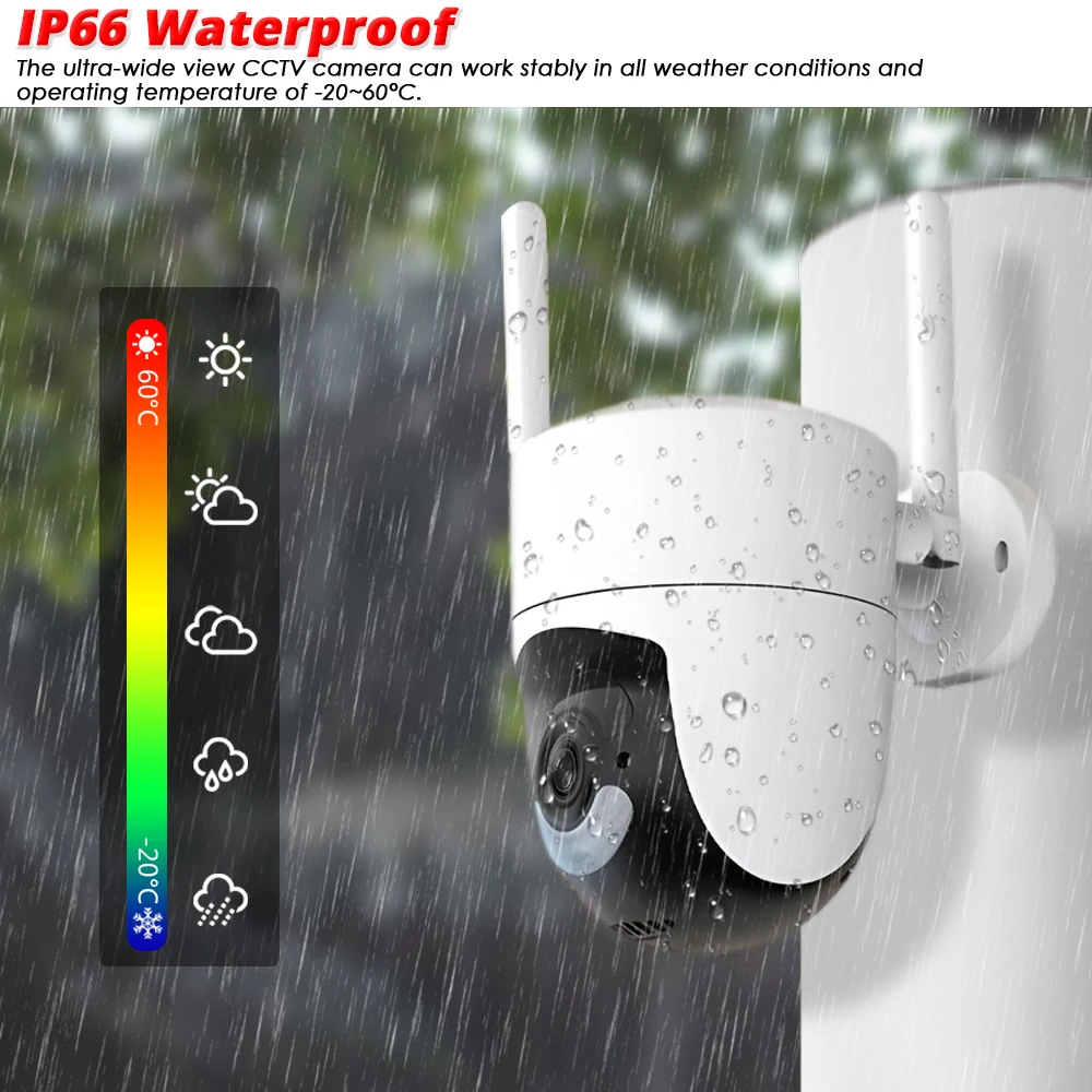 투야 5MP HD H.265 PTZ WiFi IP 카메라 8채널 무선 10.1인치 LCD 모니터 NVR 키트 가정용 보안 비디오 감시 카메라 시스템