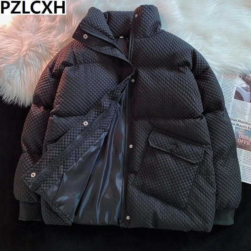 

Women Down Cotton Coat Winter Jacket Female Fashion Hooded Parkas Loose Short Outwear Warm Thickened Overcoat 2023 New M-XL