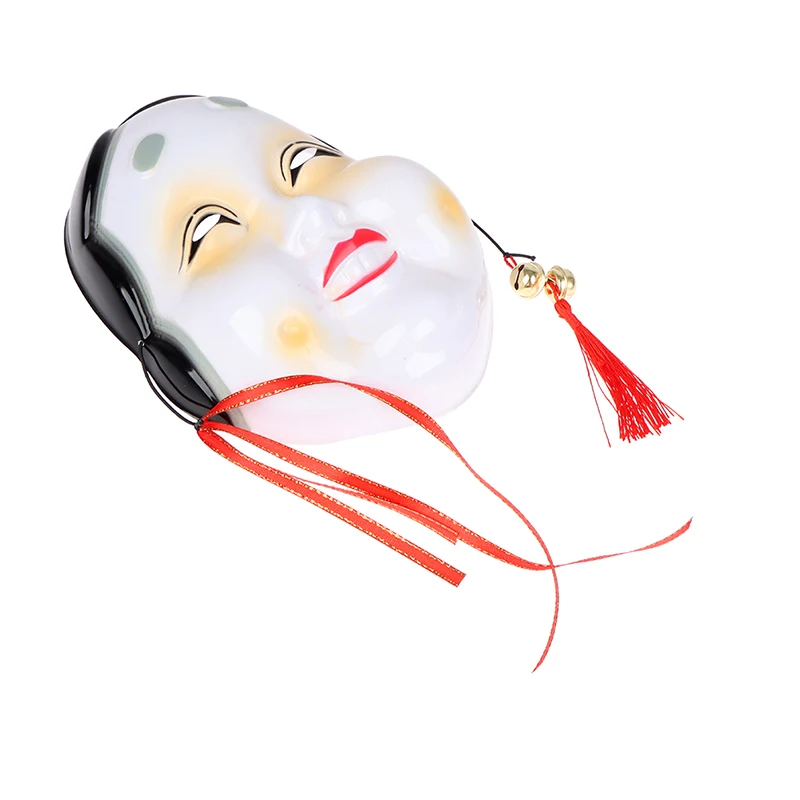 【F2-MAX-111】Japanische traditionelle Drama-Maske – Halloween-Geistergesichtsmaske für Damen-Aufführungen und Party-Requisiten – Detail 7