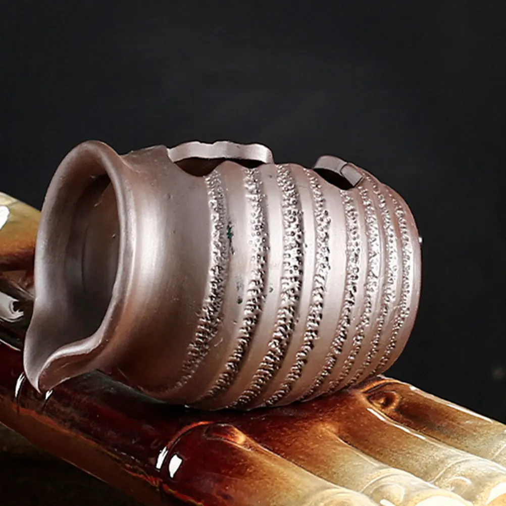 Water Fountain Ceramic Jar Water Fountain Fish Tank Water Dispenser Aquarium Waterfall Filter Roller Decoration