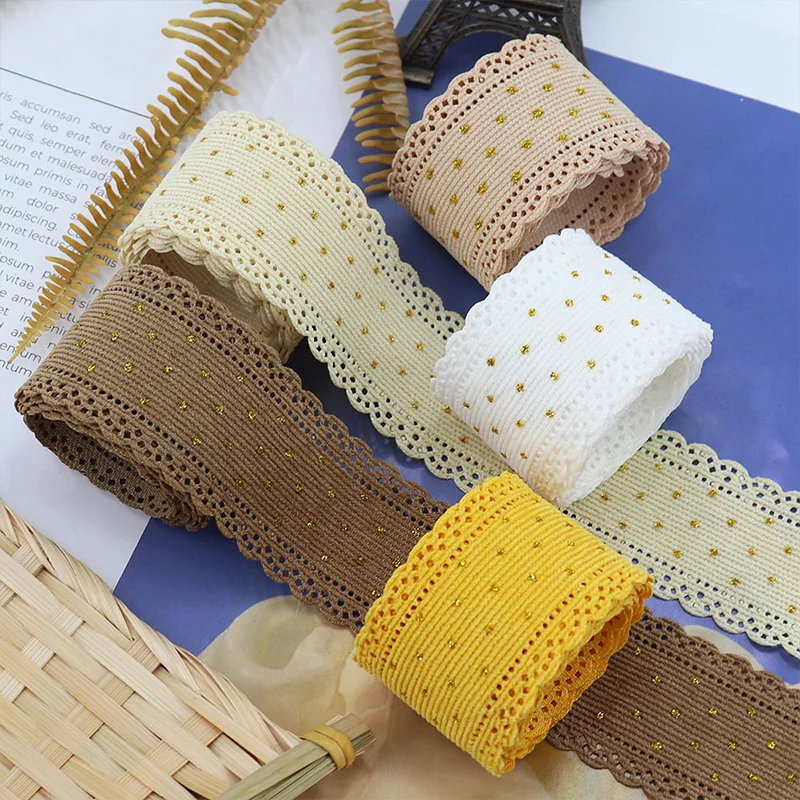Nastri di velluto a coste di pizzo da 5 metri, artigianato per cucire, fiocchi per capelli, accessori per confezioni regalo, decorazioni per nastri natalizi - immagine 5