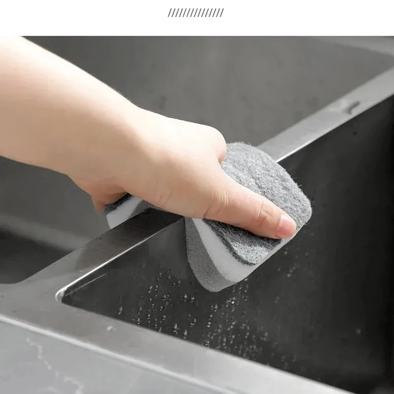 Double Sided Sponge Pot Cleaning and Maintenance, Washing, Household Washing Pads, Tools, Brushes, Convenient and Practical