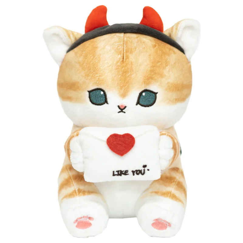 【新品未使用】mofusand 猫 ぬいぐるみ タグ付き 10-20 センチメートルオリジナル Mofusand ロングテールシリーズ