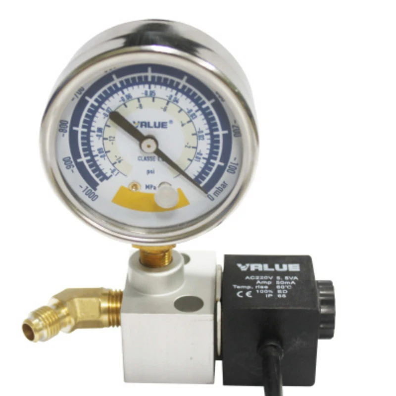 

Value vacuum pump original solenoid valve VI120 /140/180 /240/ 280 solenoid valve vacuum gauge