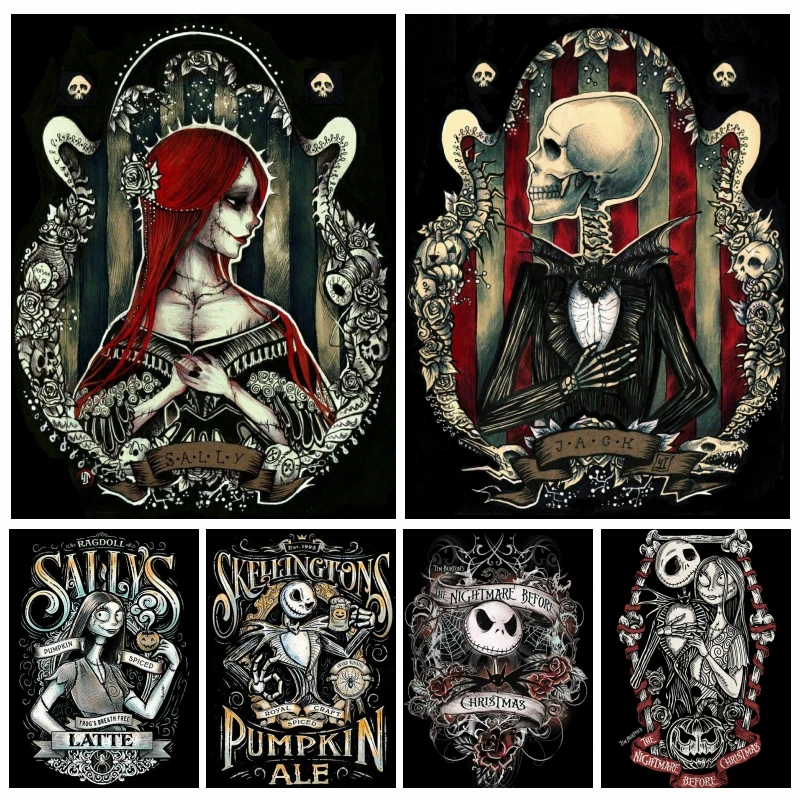 Tim Button Nightmare Before Christams Movie Diamond Painting