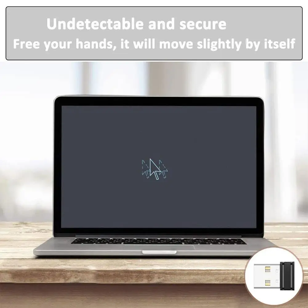 Wireless Mouse Jigglers Mover wireless mouse mouse mover Undetectable Automatic USB Port Shaker Wiggler for Laptop Keeps Computer Awake Mouse Movement