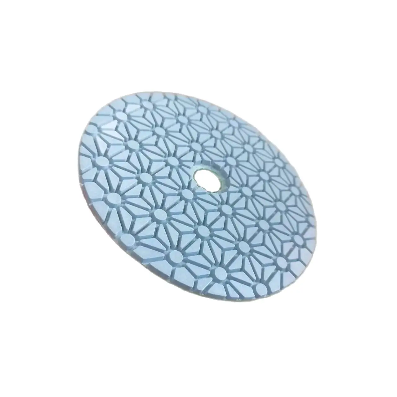 3 Pieces 5 Inch 125mm 3 Steps Abrasive Diamond Wet Polishing Pad Sheet For Grinding Marble Granite Ceramic Glass Stone Concrete